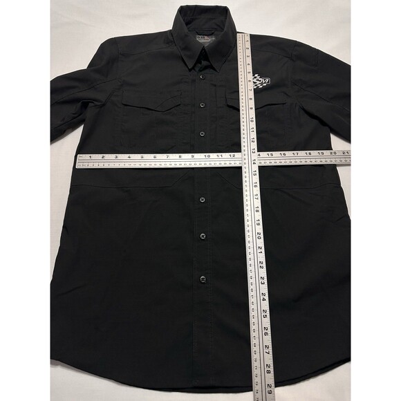 5.11 Tactical DSR Racing Mens Short Sleeve Button Shirt Size Small 5 11 Black - Picture 8 of 12
